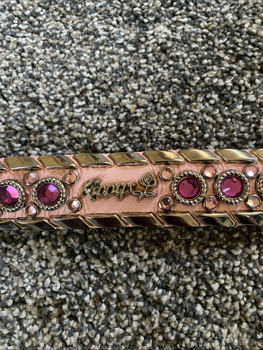 Vintage KIPPY’S Pink Jeweled Western-Style Women’s Belt with Silver Buckle - Picture 3 of 11